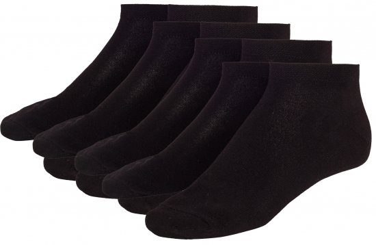 Adamo Anton sneaker-socks Black 4-pack - Ropa interior - Ropa interior 2XL-8XL