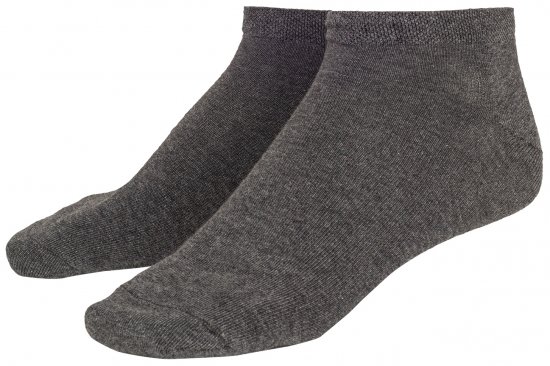 Adamo Anton sneaker-socks Charcoal 4-pack - Ropa interior - Ropa interior 2XL-8XL