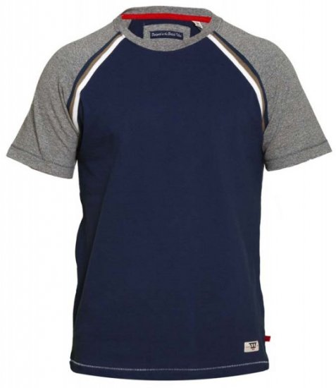 D555 Ashburn T-shirt Navy - Camisetas - Camisetas - 2XL-14XL