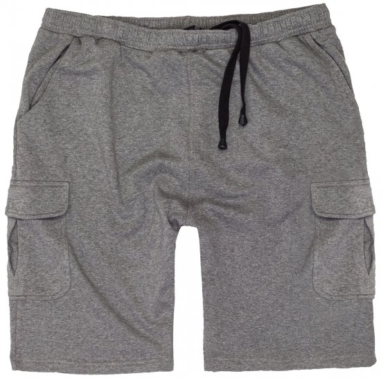 Adamo Athen Sweatshorts with Cargo pocket Grey - Pantalones y cortos de chándal - Pantalones y Pantalones cortos de chándal - 2XL-12XL