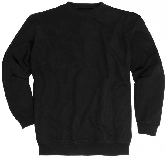 Adamo Athen Crew neck Sweatshirt Black - Sudaderas - Sudaderas 2XL-12XL