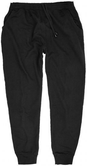 Adamo Athen Sweatpants with Cuffs Black - Pantalones y cortos de chándal - Pantalones y Pantalones cortos de chándal - 2XL-12XL