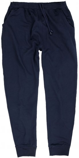 Adamo Athen Sweatpants with Cuffs Navy - Pantalones y cortos de chándal - Pantalones y Pantalones cortos de chándal - 2XL-12XL