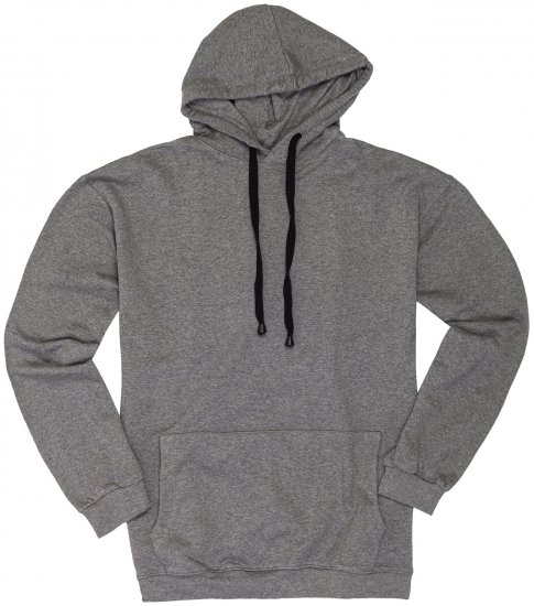 Adamo Athen Hoodie without Zipper Grey - Sudaderas - Sudaderas 2XL-12XL