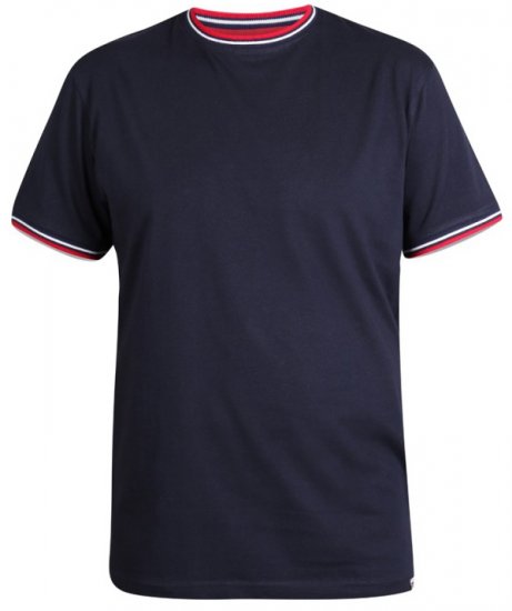 D555 Bates T-shirt Navy - Camisetas - Camisetas - 2XL-14XL
