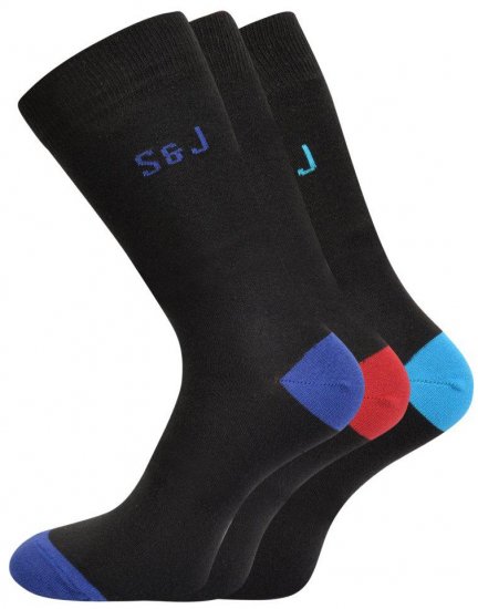 Smith & Jones Blear 3-pack Socks (46-49) - Ropa interior - Ropa interior 2XL-8XL