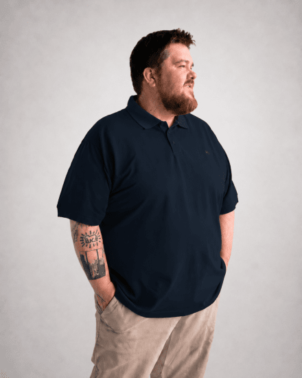 Motley Denim Bratislava Polo Navy - Polos - Polos 2XL-8XL