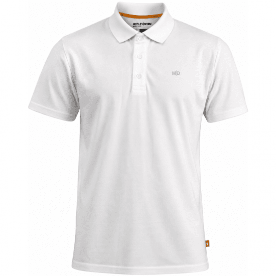 Motley Denim Bratislava Polo White - Polos - Polos 2XL-8XL