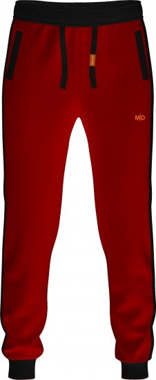 Motley Denim Bremen Sweatpants Red/Black - Pantalones y cortos de chándal - Pantalones y Pantalones cortos de chándal - 2XL-12XL