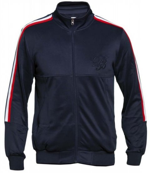 D555 Brookes Couture Zip Up Navy - Sudaderas - Sudaderas 2XL-12XL