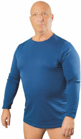 20 Nodi Carbino Sports T-Shirt Long Sleeve Blue - Ropa de ejercicio - Ropa de ejercicio 2XL-10XL