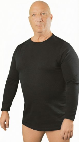 20 Nodi Carbino Long Sleeve Sport T-Shirt Black - Camisetas de manga larga - Camisetas de manga larga - 2XL-14XL