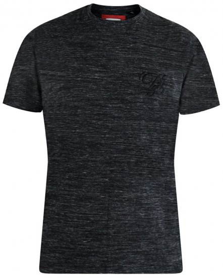 D555 Chalmer Couture Space Dye T-shirt Black - Camisetas - Camisetas - 2XL-14XL