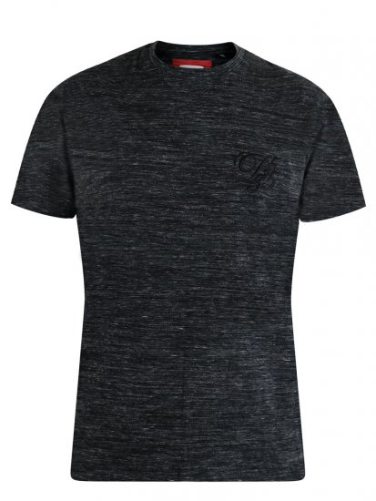 D555 Chalmer Couture Space Dye T-shirt Black - Camisetas - Camisetas - 2XL-14XL