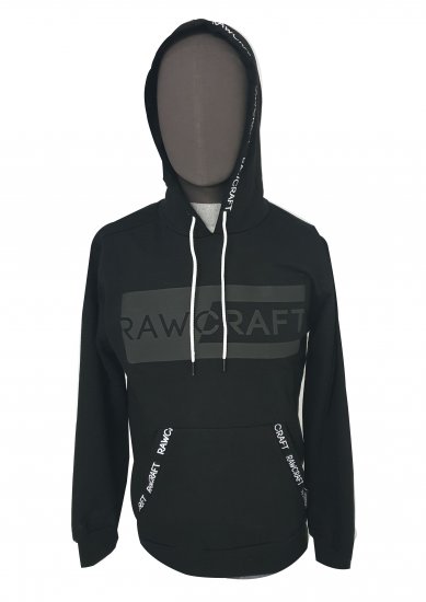 Rawcraft Cregan Hoodie Black - Sudaderas - Sudaderas 2XL-12XL