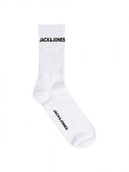Jack & Jones Basic Logo Calcetines de tenis Blanco pack de 5 - Ropa interior - Ropa interior 2XL-8XL