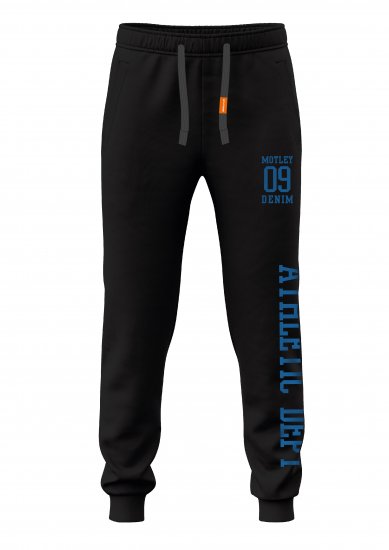 Motley Denim Dublin Sweatpants Black - Pantalones y cortos de chándal - Pantalones y Pantalones cortos de chándal - 2XL-12XL
