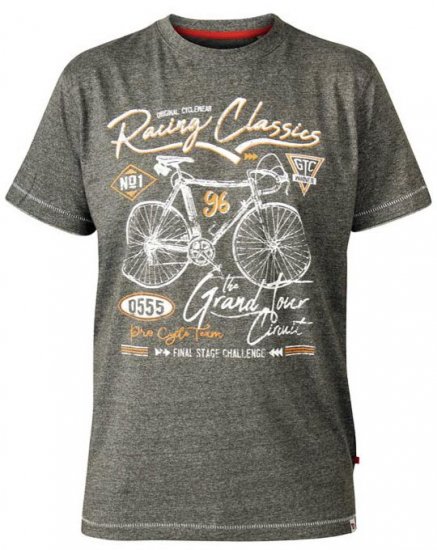 D555 Eastwood Bicycle Crew Neck T-Shirt Khaki - Camisetas - Camisetas - 2XL-14XL