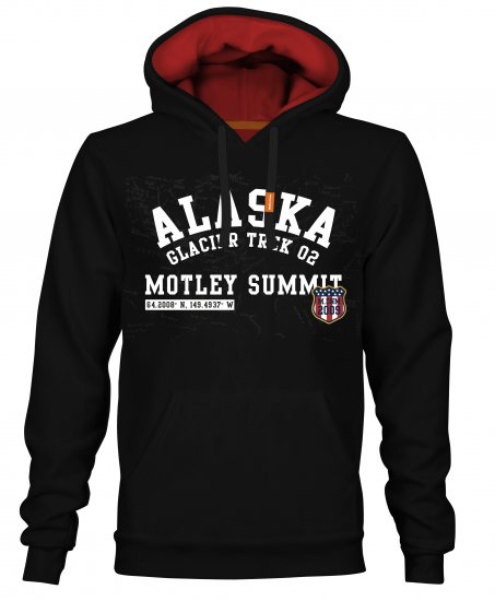 Motley Denim Elland Hoodie Black - Sudaderas - Sudaderas 2XL-12XL