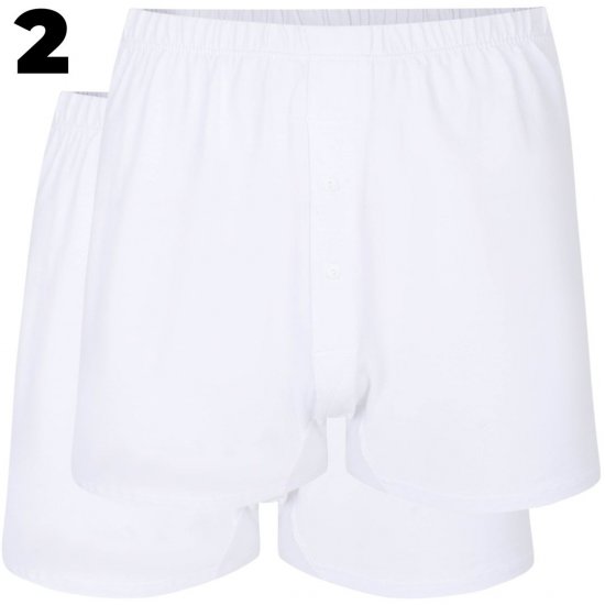 Espionage U001W bóxers pack de 2 blanco - Ropa interior - Ropa interior 2XL-8XL