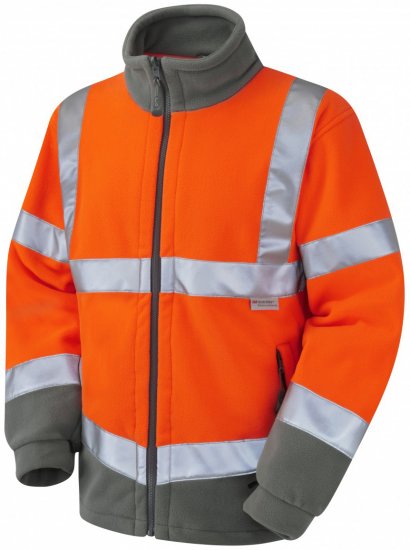 Leo Hartland Fleece Jacket Orange - Ropa de trabajo - Ropa de trabajo 3XL-6XL