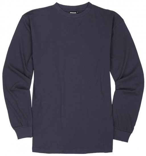 Adamo Floyd Comfort fit Long sleeve T-shirt Charcoal - Camisetas - Camisetas - 2XL-14XL