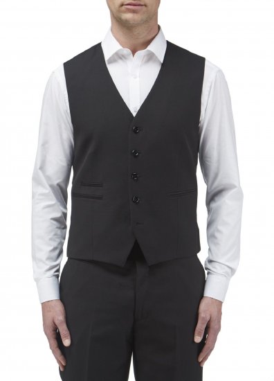 Skopes Madrid Waistcoat Black - Trajes - Trajes 2XL-8XL