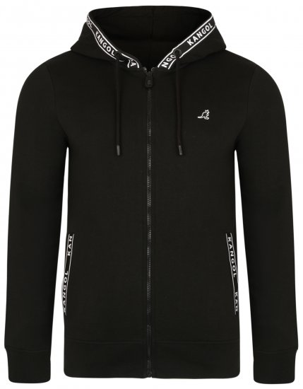 Kangol Foray Hoodie Black - Sudaderas - Sudaderas 2XL-12XL
