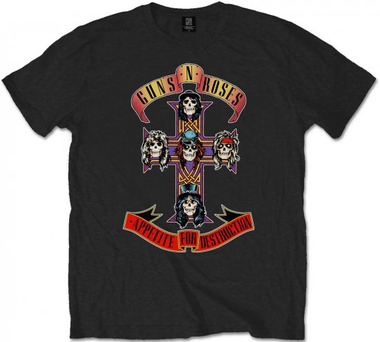 Guns N' Roses Appetite for Destruction T-shirt Black - Camisetas - Camisetas - 2XL-14XL