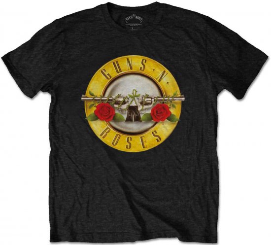 Guns N' Roses Classic logo T-shirt Black - Camisetas - Camisetas - 2XL-14XL