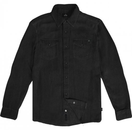 Double Outfitters GS-5126 Camisa con botones de presión Negro - Camisas - Camisas 2XL-10XL