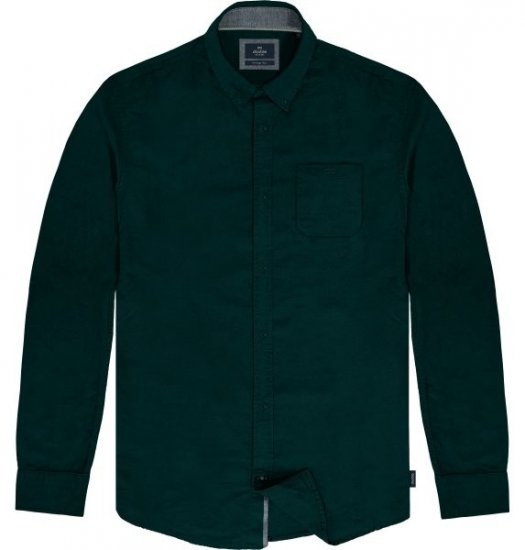 Double Outfitters GS-5225 Camisa Oxford Verde oscuro - Camisas - Camisas 2XL-10XL