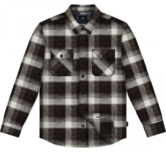 Double Outfitters GS-5233 Camisa de franela Marrón/Beige - Camisas - Camisas 2XL-10XL