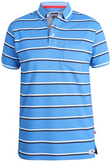 D555 Holmes Polo Blue - Polos - Polos 2XL-8XL