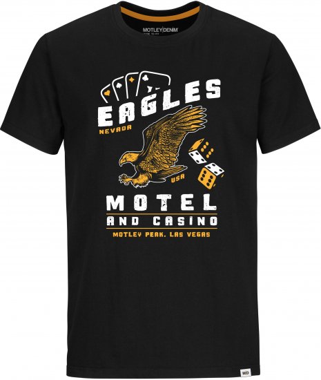 Motley Denim Holt T-Shirt Black - Camisetas - Camisetas - 2XL-14XL