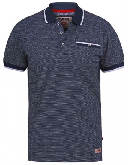 D555 Hornet Fine Stripe Jersey Polo - Polos - Polos 2XL-8XL