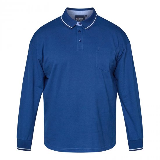 North Latitude Superflex Polo LS Azul - Polos - Polos 2XL-8XL