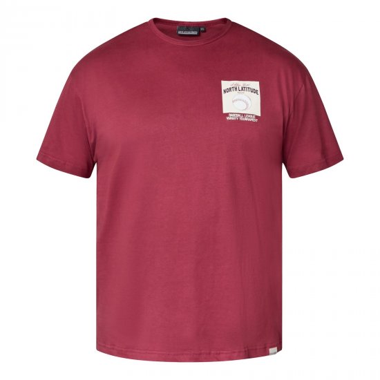 North Latitude T-Shirt With Print Rojo - Camisetas - Camisetas - 2XL-14XL