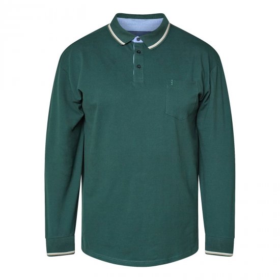 North Latitude Superflex Polo LS Verde/Caqui - Polos - Polos 2XL-8XL