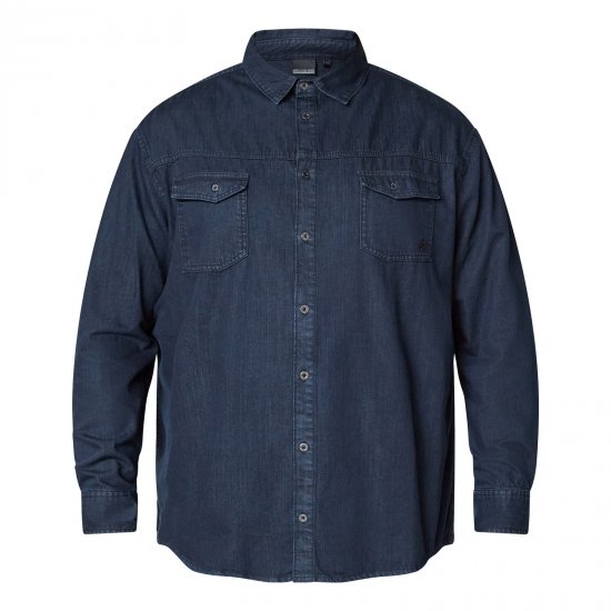 North Latitude Denim Shirt LS Azul - Camisas - Camisas 2XL-10XL