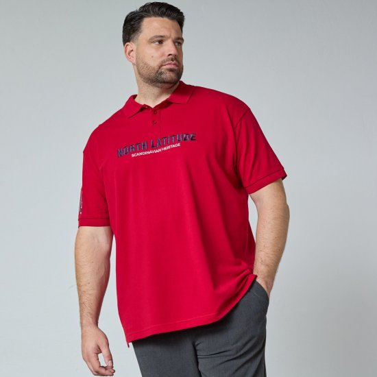 North Latitude Logo Polo Amarillo/Naranja - Polos - Polos 2XL-8XL