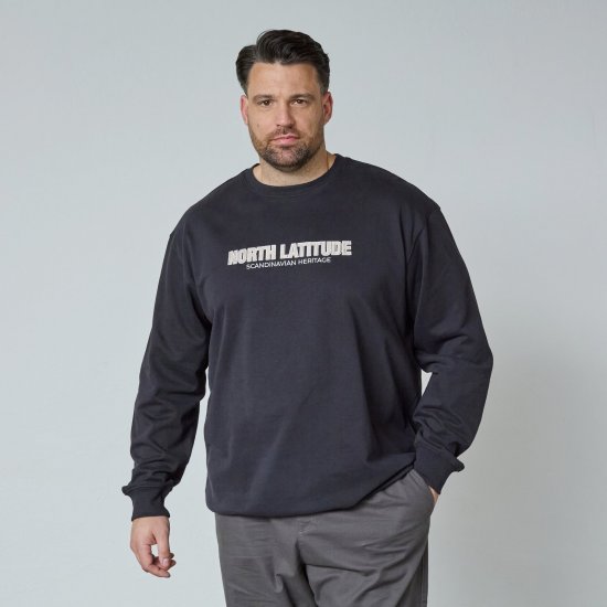 North Latitude Crewneck Sweatshirt Negro - Sudaderas - Sudaderas 2XL-12XL