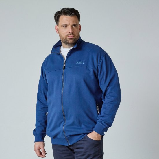 North Latitude Sweat Cardigan Azul - Sudaderas - Sudaderas 2XL-12XL