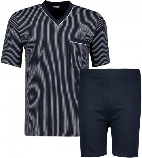Adamo Gustav Short sleeve Pyjama Charcoal - Ropa interior - Ropa interior 2XL-8XL