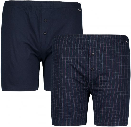 Adamo Curt Boxershorts 2-pack Navy - Ropa interior - Ropa interior 2XL-8XL