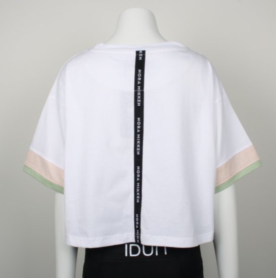 Nora Mikken AGNES Crop Top White - Camisetas - 