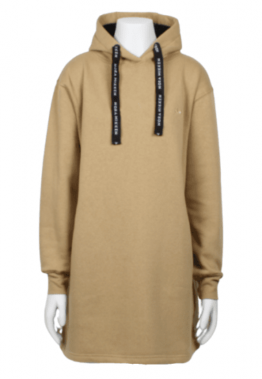 Nora Mikken KRISTINA Long Hoodie Camel - Sudaderas - 