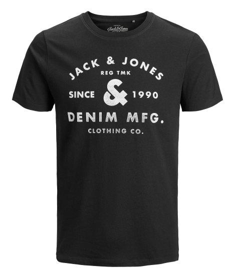 Jack & Jones Jeans T-Shirt Black - Camisetas - Camisetas - 2XL-14XL