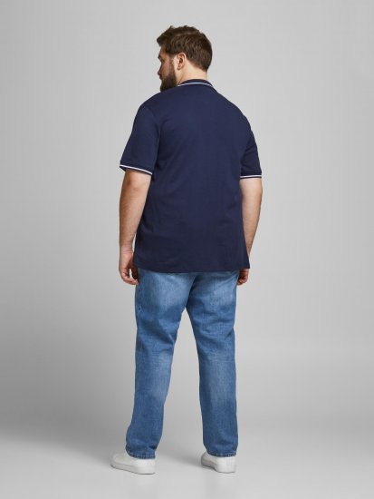 Jack & Jones Jersey Polo Navy - Polos - Polos 2XL-8XL