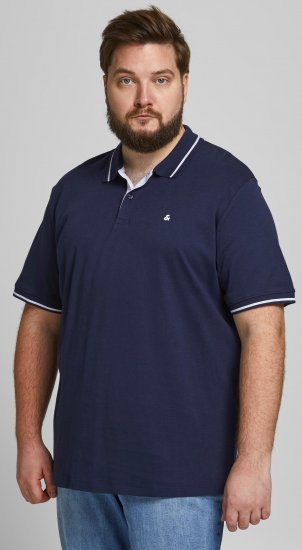 Jack & Jones Jersey Polo Navy - Polos - Polos 2XL-8XL